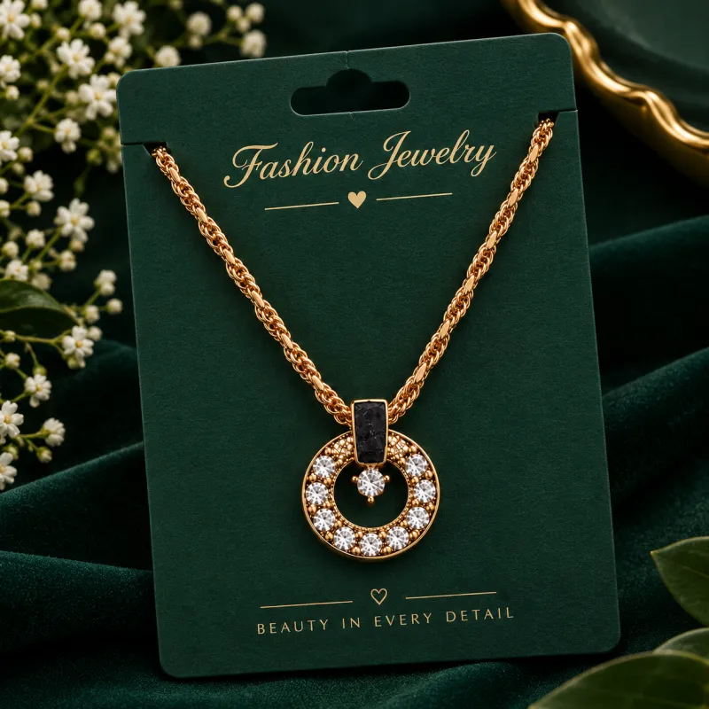 Exquisite Circle Pendant Necklace