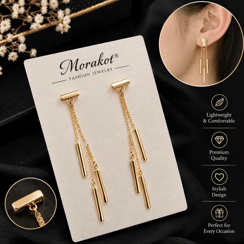 Women's Golden Drop Earrings